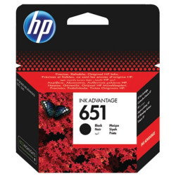 HP 651 Black Original Ink Cartridge (C2P10AE)