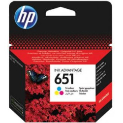 HP 651 Tri-Colour Original Ink Cartridge (C2P11AE)