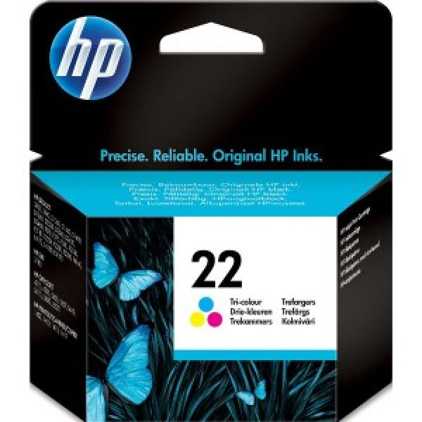 HP 22 Tri-Colour Original Ink Cartridge (C9352AE) HP 22 Tri-Colour Original Ink Cartridge (C9352AE)