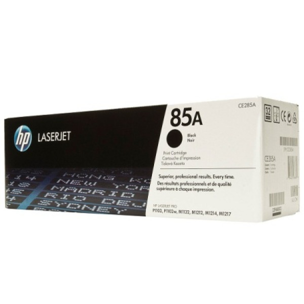 HP 85A Black Original Toner Cartridge (CE285A)