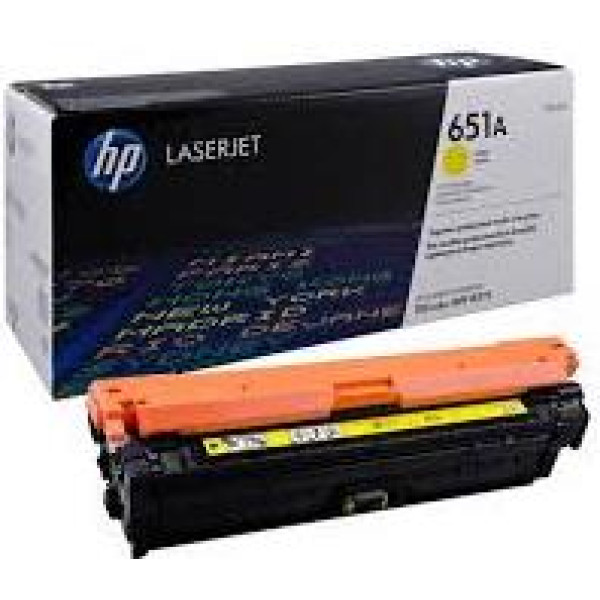 HP 651A Yellow Original Toner Cartridge (CE342A)