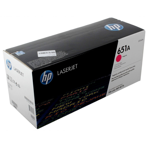 HP 651A Magenta Original Toner Cartridge (CE343A)