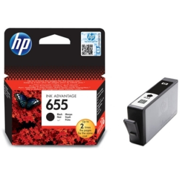 HP 655 Black Original Ink Cartridge (CZ109AE) HP 655 Black Original Ink Cartridge (CZ109AE)