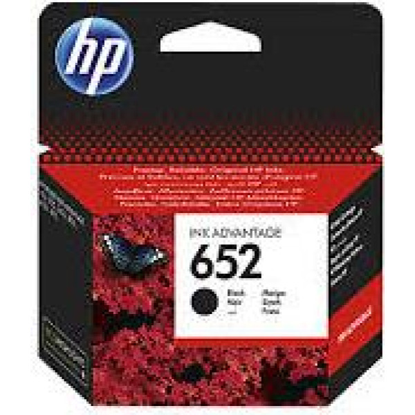 HP 652 Black Original Ink Cartridge (F6V25AE)