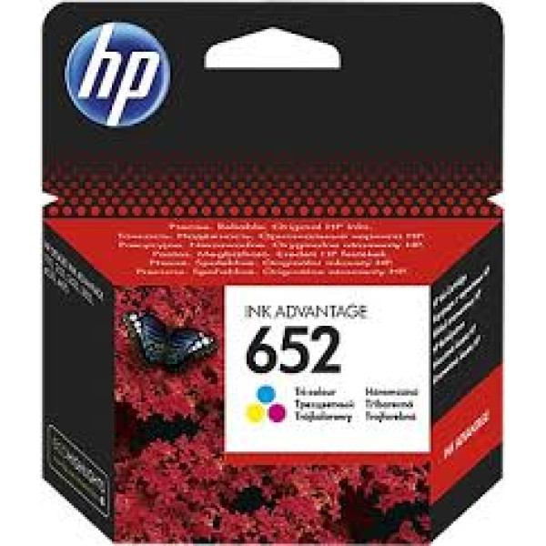 HP 652 Tri-Colour Original Ink Cartridge (F6V24AE) HP 652 Tri-Colour Original Ink Cartridge (F6V24AE)