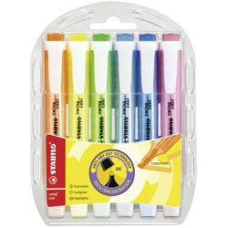 STABILO Swing-Cool Highlighter - Wallet 6 (Assorted)