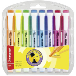 STABILO Swing-Cool Highlighter - Wallet 8 (Assorted)