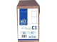 LEO - C3 Envelopes Manila No-Window Gummed Pocket (Box 250)