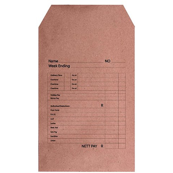 LEO - Wage Envelopes Printed Self-Seal Pocket (Box 500) LEO - Wage Envelopes Printed Self-Seal Pocket (Box 500)