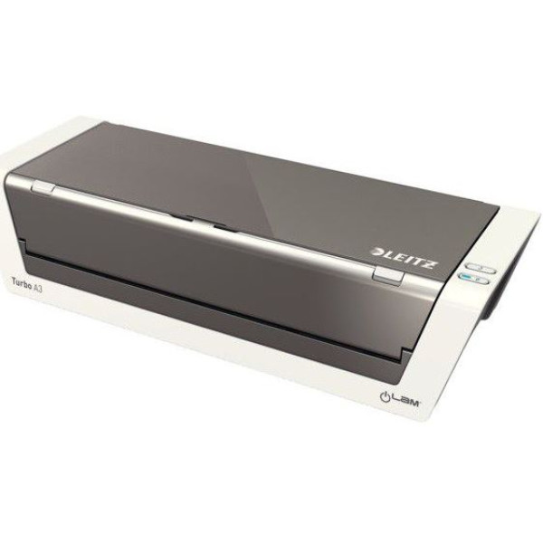LEITZ iLam Touch Turbo A3 Laminator 6 Roller - Silver & Black