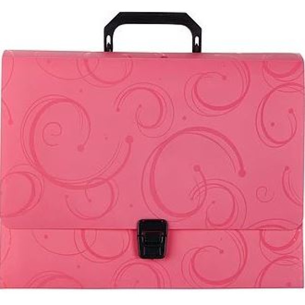 MEECO A4 Expanding File 24 Division - PINK
