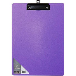 MEECO A4 Clipboard - VIOLET