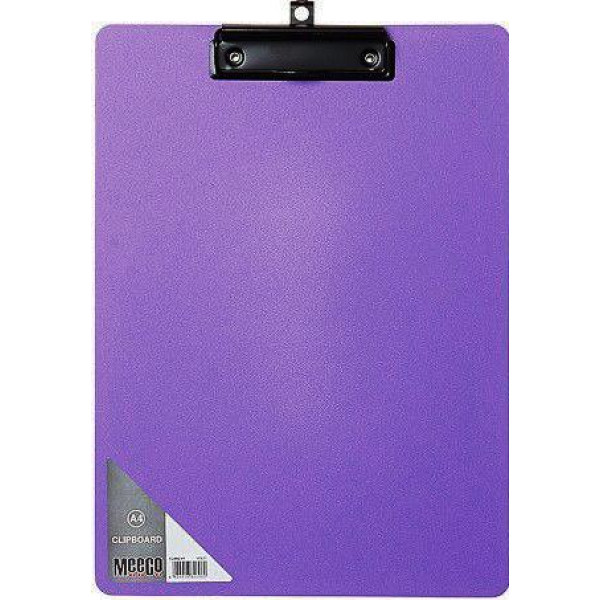 MEECO A4 Clipboard - VIOLET MEECO A4 Clipboard - VIOLET