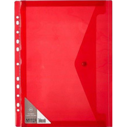 MEECO A4 Fileable Carry Folder - RED