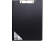 MEECO A4 Clipboard with Flip Cover - BLACK