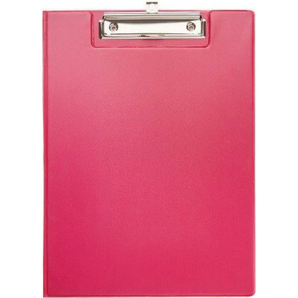 MEECO A4 Clipboard with Flip Cover - PINK