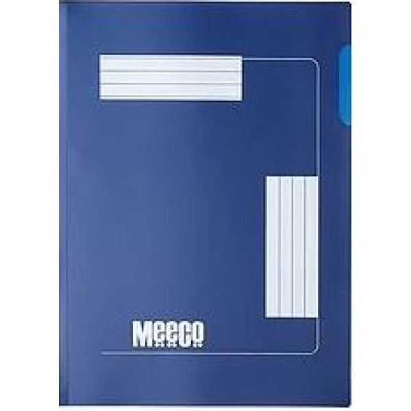 MEECO A4 Executive Premier Folder Polypropylene Blue - 10 Pack