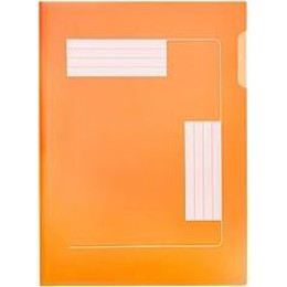 MEECO A4 Executive Premier Folder Polypropylene Orange - 10 Pack