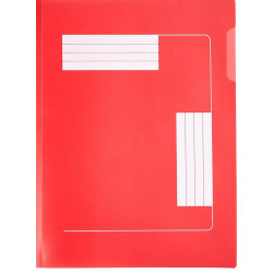 MEECO A4 Executive Premier Folder Polypropylene Red - 10 Pack