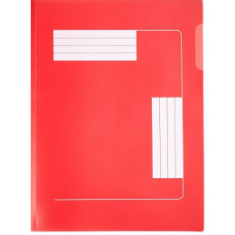 MEECO A4 Executive Premier Folder Polypropylene Red - 10 Pack