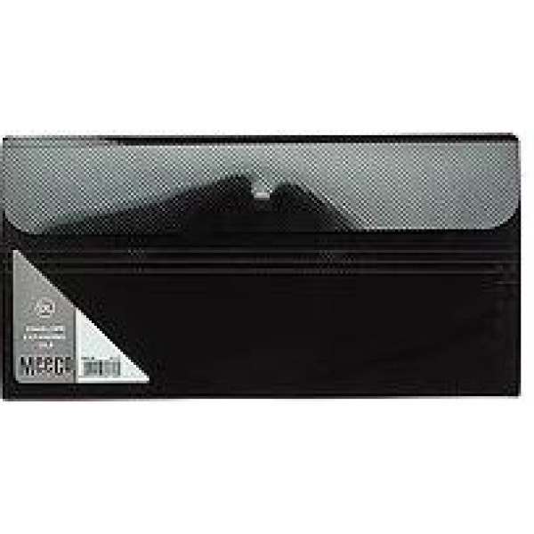 MEECO DL Expanding Envelope 6 Division - BLACK MEECO DL Expanding Envelope 6 Division - BLACK