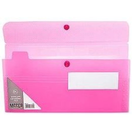 MEECO DL Expanding Envelope 6 Division - PINK