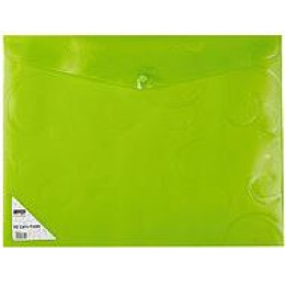 MEECO A3 PVC Carry Folder - Creative Green