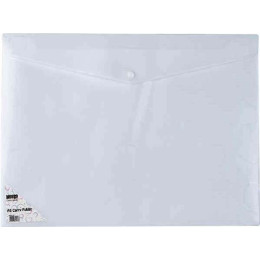 MEECO A3 PVC Carry Folder - Creative White