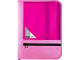 MEECO A4 Conference Folder With Zip - Pink