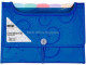MEECO Expanding File with Window (6 Division) - Blue
