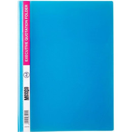 Meeco A4 Premium Quotation Folder Blue