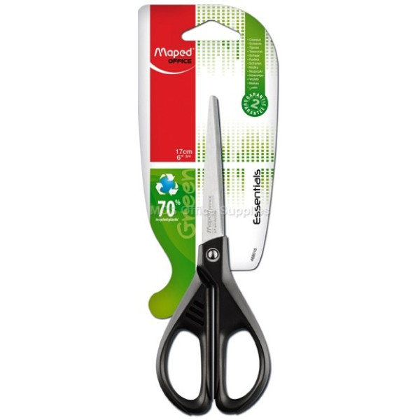 MAPED 17cm Essentials Green Symmetrical Scissor