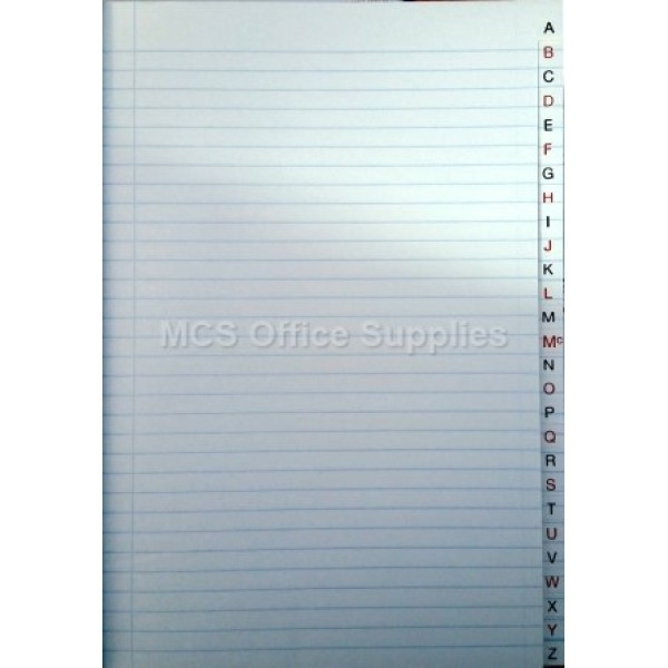 MARLIN A4 Index Counter Book 2 Quire