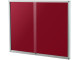 PARROT Display Case Pinning Board 1200 X 900mm - Burgundy