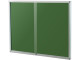 PARROT Display Case Pinning Board 1200 X 900mm - Green