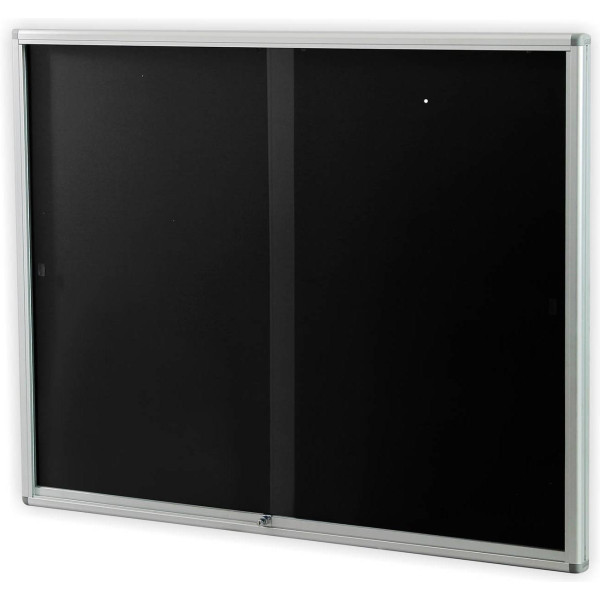 PARROT Display Case Pinning Board 1500 X 1200mm - Black