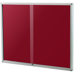 PARROT Display Case Pinning Board 1500 X 1200mm - Burgundy