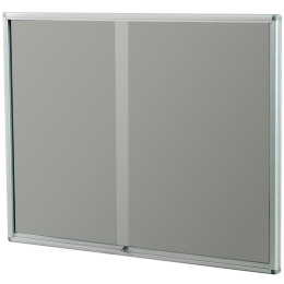 PARROT Display Case Pinning Board 1500 X 1200mm - Grey