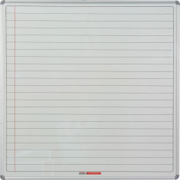 PARROT Educational Board Magnetic Ruled Whiteboard Swing Leaf - 1220 x 1210mm