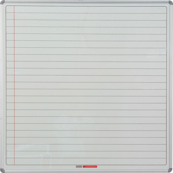 PARROT Educational Board Magnetic Ruled Whiteboard Swing Leaf - 1220 x 1210mm