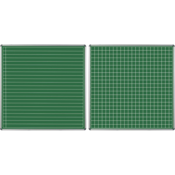 PARROT Educational Board NON-Magnetic Ruled and Squares Chalk Board Swing Leaf - 1220 x 1210mm PARROT Educational Board NON-Magnetic Ruled and Squares Chalk Board Swing Leaf - 1220 x 1210mm
