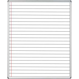 PARROT Educational Board Magnetic Whiteboard Ruled Side Panel - 1220 x 920mm