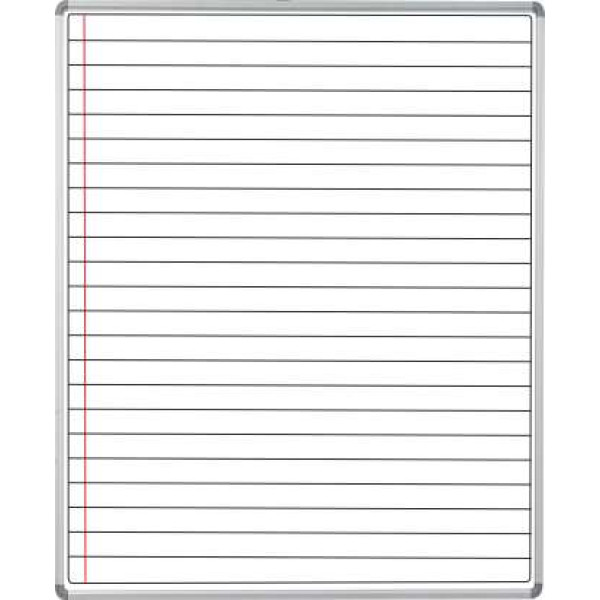 PARROT Educational Board Magnetic Whiteboard Ruled Side Panel - 1220 x 920mm