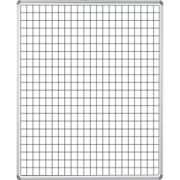 PARROT Educational Board Magnetic Whiteboard Squares Side Panel - 1220 x 920mm