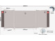 PARROT Educational Board Non-Magnetic Chalk Board Side Panel - 1220 x 920mm