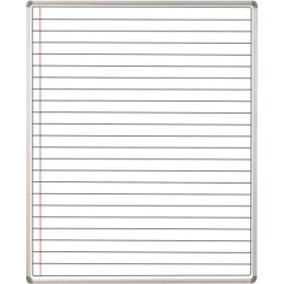 PARROT Educational Board Magnetic Ruled Whiteboard Swing Leaf - 1220 x 910mm