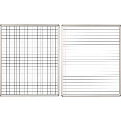 PARROT Educational Board Magnetic Whiteboard Ruled and Squares Swing Leaf - 1220 x 910mm PARROT Educational Board Magnetic Whiteboard Ruled and Squares Swing Leaf - 1220 x 910mm