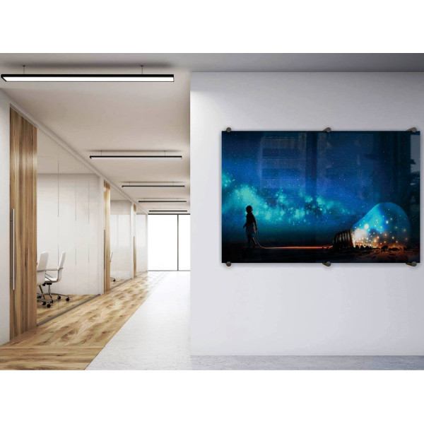 PARROT Glass Board Designer Series Magnetic Printed - 2400 x 1200mm