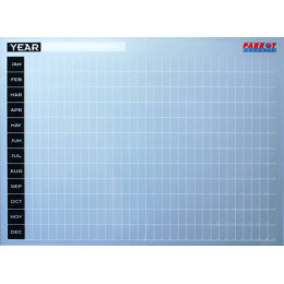 PARROT Yearly Planner Cast Acrylic 600 x 450mm