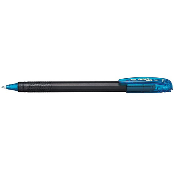 PENTEL BL417 EnerGel 0.7mm Metal Tip Gel Roller Ball Pen Light Blue PENTEL BL417 EnerGel 0.7mm Metal Tip Gel Roller Ball Pen Light Blue